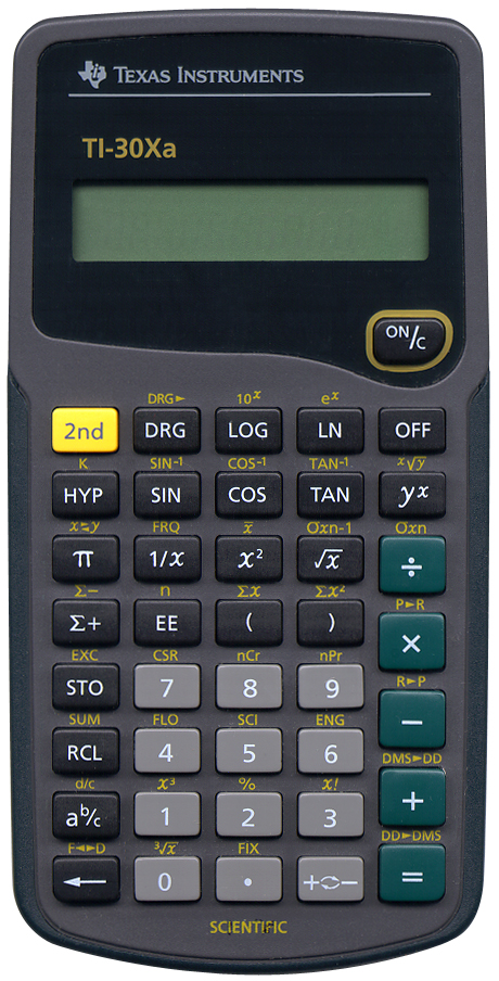 Details about   Texas Instruments Ti-30Xa Solar Scientific Calculator In Great condition 